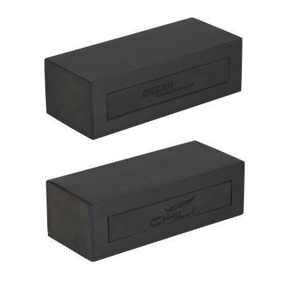 Набор зарядное устройство "Theta" 4000 mAh + флеш-карта "Vostok"16Гб  в футляре, покрытие soft touch голубой