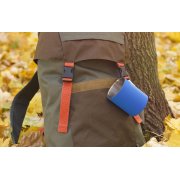 Кружка с карабином "Юта", покрытие soft touch, 0,3 л. синий