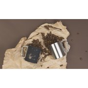 Кружка с карабином "Юта", покрытие soft touch, 0,3 л. черный