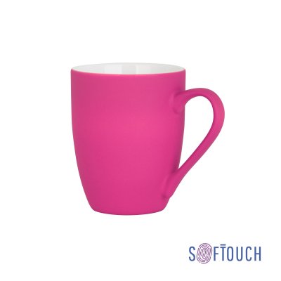 Кружка "Trend", покрытие soft touch фуксия
