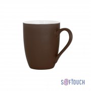 Кружка "Trend", покрытие soft touch коричневый