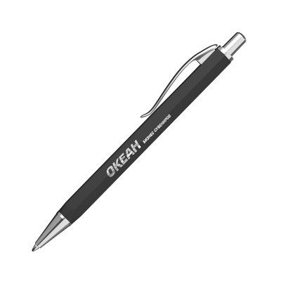Ручка шариковая "Stanley", покрытие soft touch темно-синий