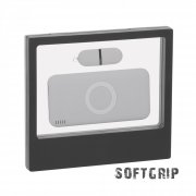 Набор "Камень" на 2 предмета, 8000 mAh /16Gb, с покрытием soft grip серый с черным