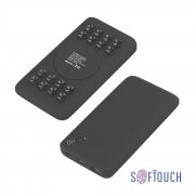 Беспроводное зарядное устройство "Ten SOFTTOUCH", 10000 mAh черный
