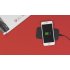 Настольное беспроводное зарядное устройство "Slim SOFTTOUCH" черный Настольное беспроводное зарядное устройство "Slim SOFTTOUCH" черный