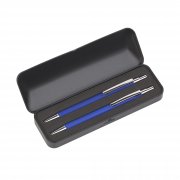 Набор "Ray" (ручка+карандаш), покрытие soft touch черный