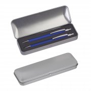 Набор "Ray" (ручка+карандаш), покрытие soft touch синий