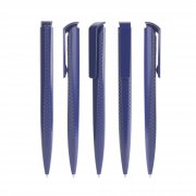 Ручка шариковая TRIAS CARBON темно-синий