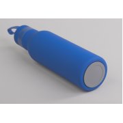 Бутылка для воды "Фитнес", покрытие soft touch, 0,7 л. синий