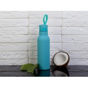 Бутылка для воды "Фитнес", покрытие soft touch, 0,7 л. бирюзовый