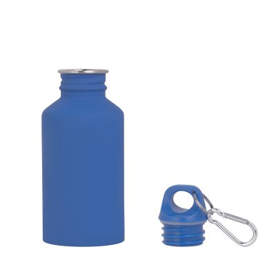 Бутылка для воды "Финиш", покрытие soft touch, 0,5 л. синий