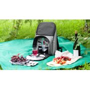Рюкзак для пикника "Кения" на 2 персоны серый