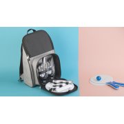 Рюкзак для пикника "Кения" на 2 персоны серый