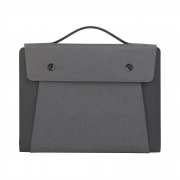 Мобильный офис с беспроводным зарядным устройством 5000 mAh серый с черным