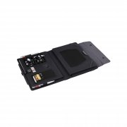 Мобильный офис с беспроводным зарядным устройством 5000 mAh серый с черным