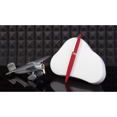 Ручка шариковая "Rocket", покрытие soft touch красный