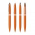 Ручка шариковая "Rocket", покрытие soft touch оранжевый Ручка шариковая "Rocket", покрытие soft touch оранжевый