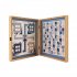 Набор игр (шахматы, нарды, лудо, змейка) коричневый арт. CBLS34BLU Набор игр (шахматы, нарды, лудо, змейка) коричневый арт. CBLS34BLU
