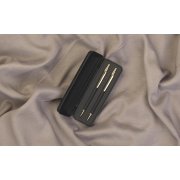 Набор "Ray" (ручка+карандаш), покрытие soft touch черный с золотом