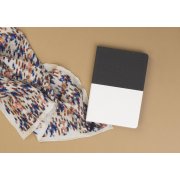 Ежедневник недатированный "Палермо", А5 черный с белым