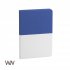 Ежедневник недатированный "Палермо", А5 синий с белым