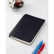 Ежедневник недатированный "Альба", А5, гибкая обложка черный
