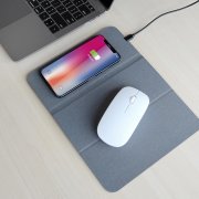 Коврик-трансформер с беспроводным зарядным устройством серый