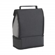 Сумка-холодильник "Снедж" серый с черным