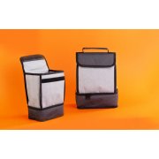 Сумка-холодильник "Снедж" серый с черным