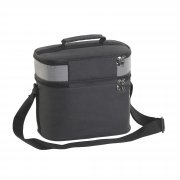 Набор для пикника "Шотландия" на 2 персоны с холодильным отделением серый с черным