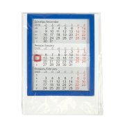 Календарь настольный на 2 года; сетка 26-27 Синий