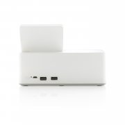 Беспроводная док-станция с колонкой «Ontario» 5W, белый