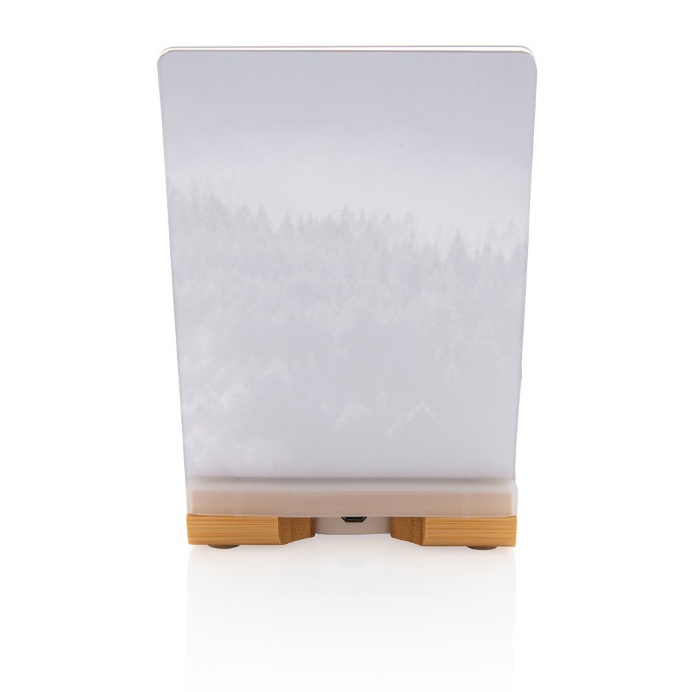 Док-станция для беспроводной зарядки с фоторамкой Bamboo, 5 Вт арт. P308.139 Док-станция для беспроводной зарядки с фоторамкой Bamboo, 5 Вт арт. P308.139