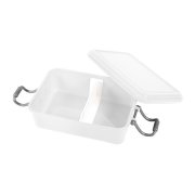 Ланч-бокс MEAL, пластик, 2 отделения Белый арт. 29700/01 Ланч-бокс MEAL, пластик, 2 отделения Белый арт. 29700/01