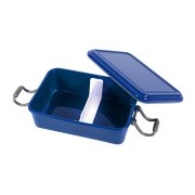 Ланч-бокс MEAL, пластик, 2 отделения Синий арт. 29700/24 Ланч-бокс MEAL, пластик, 2 отделения Синий арт. 29700/24