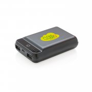 Карманный внешний аккумулятор на 10 000 мАч, черный