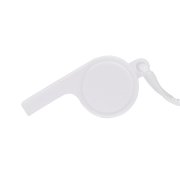 Свисток Судья, белый, 5x2,4х1,9см, пластик,текстиль белый