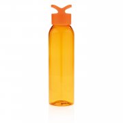 Герметичная бутылка для воды из AS-пластика, оранжевая