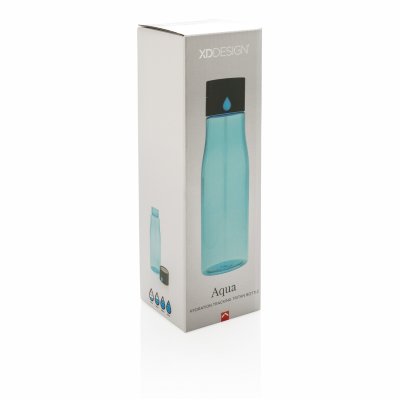 Бутылка для воды Aqua из материала Tritan, синяя