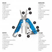 Мультитул с карабином, синий арт. P221.335 Мультитул с карабином, синий арт. P221.335