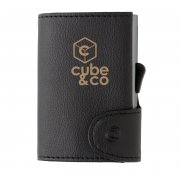 Кошелек с отделением для монет и держателем для карт C-Secure RFID, черный