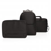 Рюкзак для ноутбука Swiss Peak Deluxe из экокожи (без ПВХ)