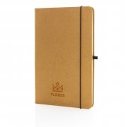 Блокнот в твердом переплете из переработанной кожи, A5 арт. P774.209 Блокнот в твердом переплете из переработанной кожи, A5 арт. P774.209