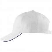 Бейсболка BUFFALO, белая с темно-синим арт. 6404.64 Бейсболка BUFFALO, белая с темно-синим арт. 6404.64