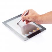 Ручка-стилус с фонариком и лазерной указкой 4 в 1, серебряный арт. P327.102 Ручка-стилус с фонариком и лазерной указкой 4 в 1, серебряный арт. P327.102