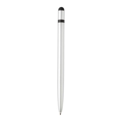 Металлическая ручка-стилус Slim, серебряный