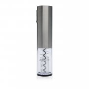 Электрический винный штопор со встроенным аккумулятором, серый