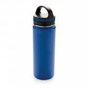 Герметичная вакуумная бутылка с широким горлышком, синяя