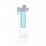 Герметичная бутылка для воды с контейнером для фруктов Honeycomb, бирюзовый
