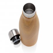 Вакуумная бутылка с принтом под дерево